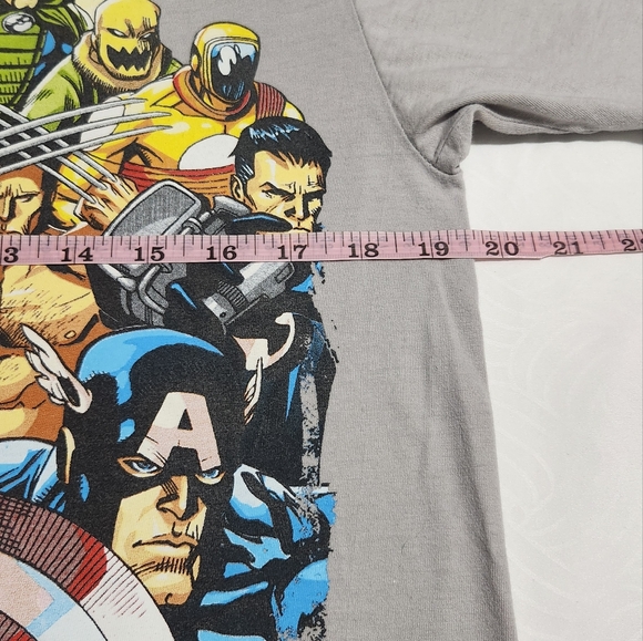 Marvel Shirt Adult Medium Ironman Thor Captain America Mad Engine Mens G… - Picture 3 of 5